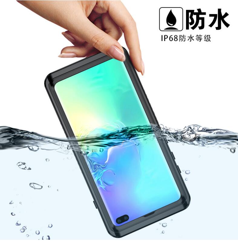 Samsung Galaxy S10+ Case Waterproof 4 in 1 Clear IP68 Certification Full Protection