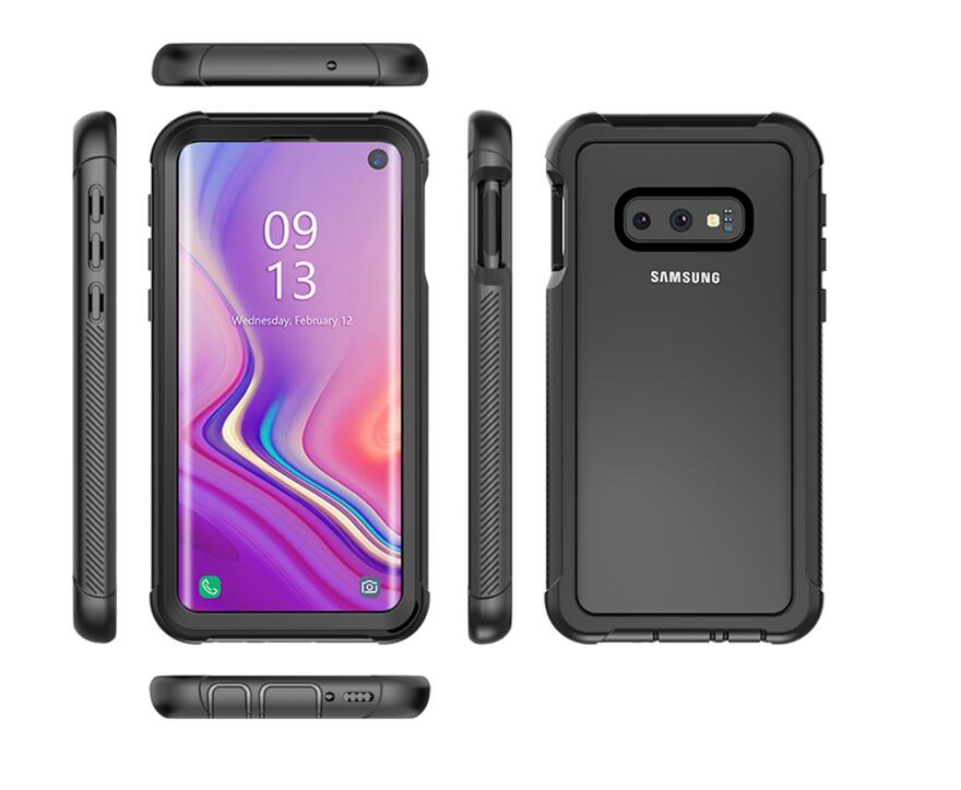 Samsung Galaxy S10e Case Rugged 6.6ft Multi-layer Defense Built-in Screen Protector