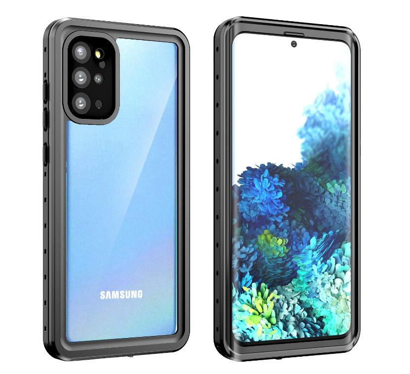 Samsung Galaxy S20+ Case Waterproof IP68 Clear Full Protection Built-in Screen Protector