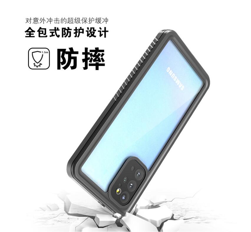 Samsung Galaxy S20+ Case Waterproof 4 in 1 Clear IP68 Certification Full Protection