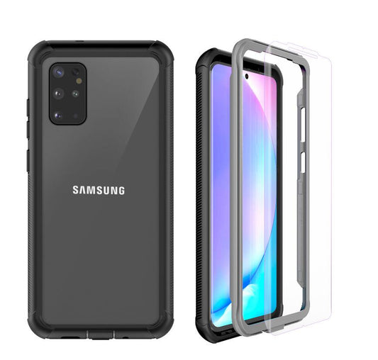Samsung Galaxy S20+ Case Rugged 6.6ft Multi-layer Defense Built-in Screen Protector