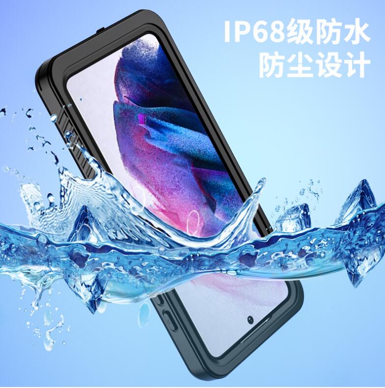 Samsung Galaxy S21 FE Case Waterproof 4 in 1 Clear IP68 Certification Full Protection