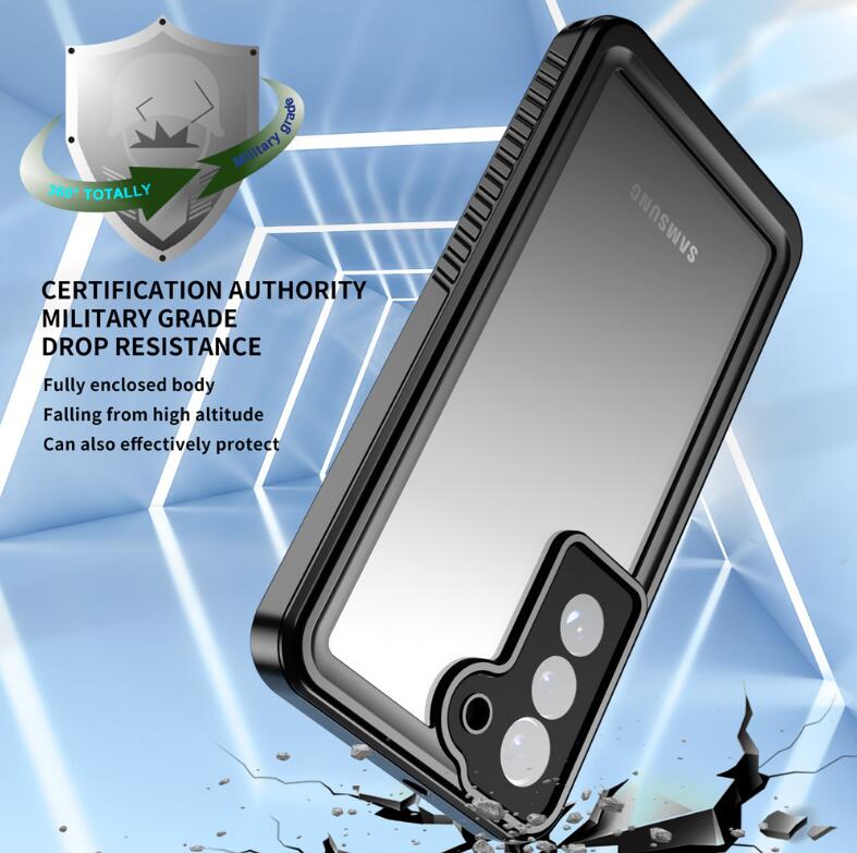 Samsung Galaxy S22 Case Waterproof 4 in 1 Clear IP68 Certification Full Protection