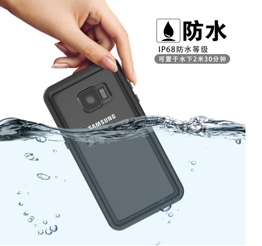 Samsung Galaxy S7 Edge Case Waterproof 4 in 1 Clear IP68 Certification Full Protection