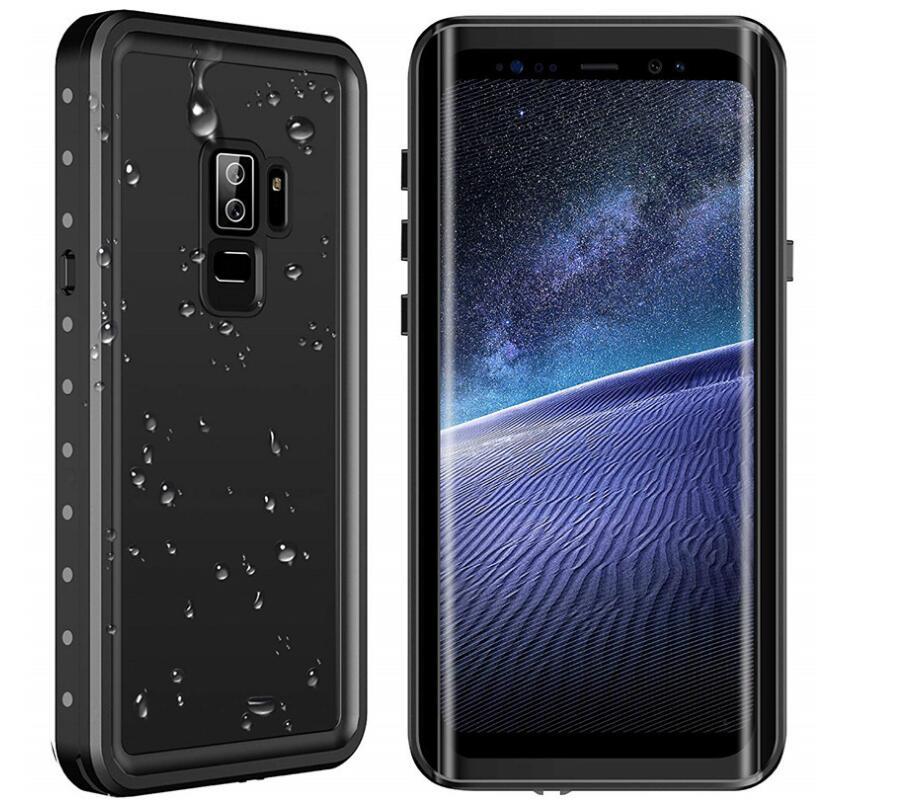 Samsung Galaxy S9+ Case Waterproof IP68 Clear Full Protection Built-in Screen Protector