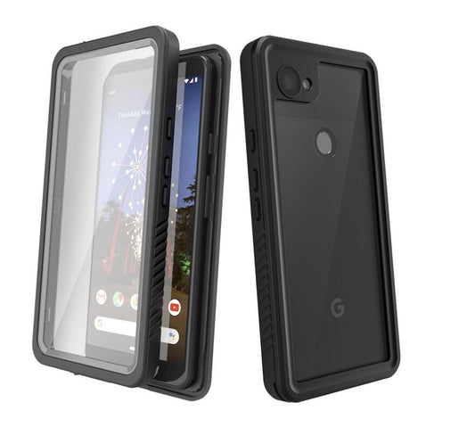 Google Pixel 3A XL Case Waterproof 4 in 1 Clear IP68 Certification Full Protection