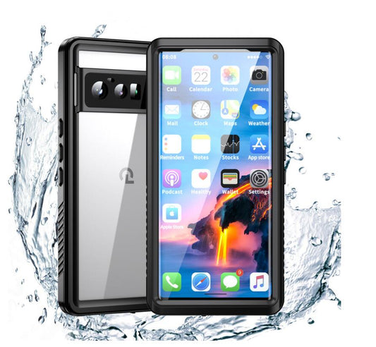 Google Pixel 6 Pro Case Waterproof 4 in 1 Clear IP68 Certification Full Protection