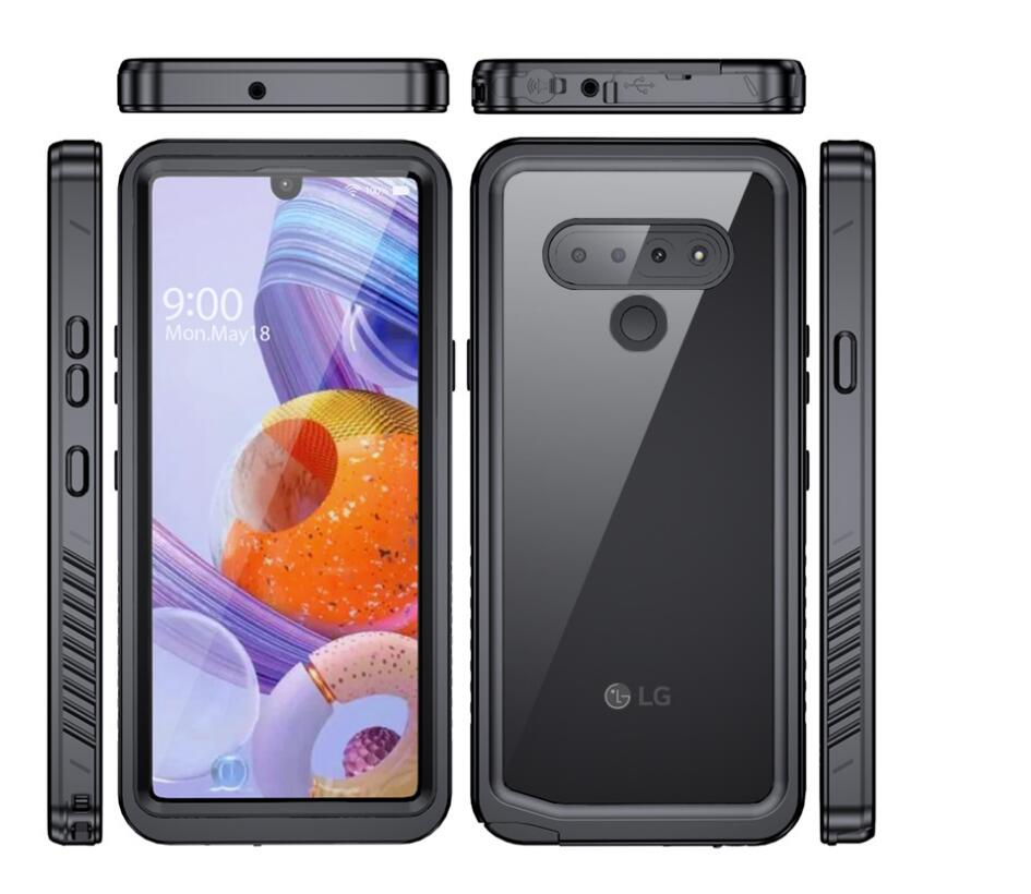 LG Stylo 6 Case Waterproof 4 in 1 Clear IP68 Certification Full Protection