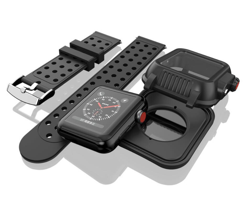 Apple Watch Series 3 Case Waterproof Strap Band IP68 Underwater 2 Meters Sport Business