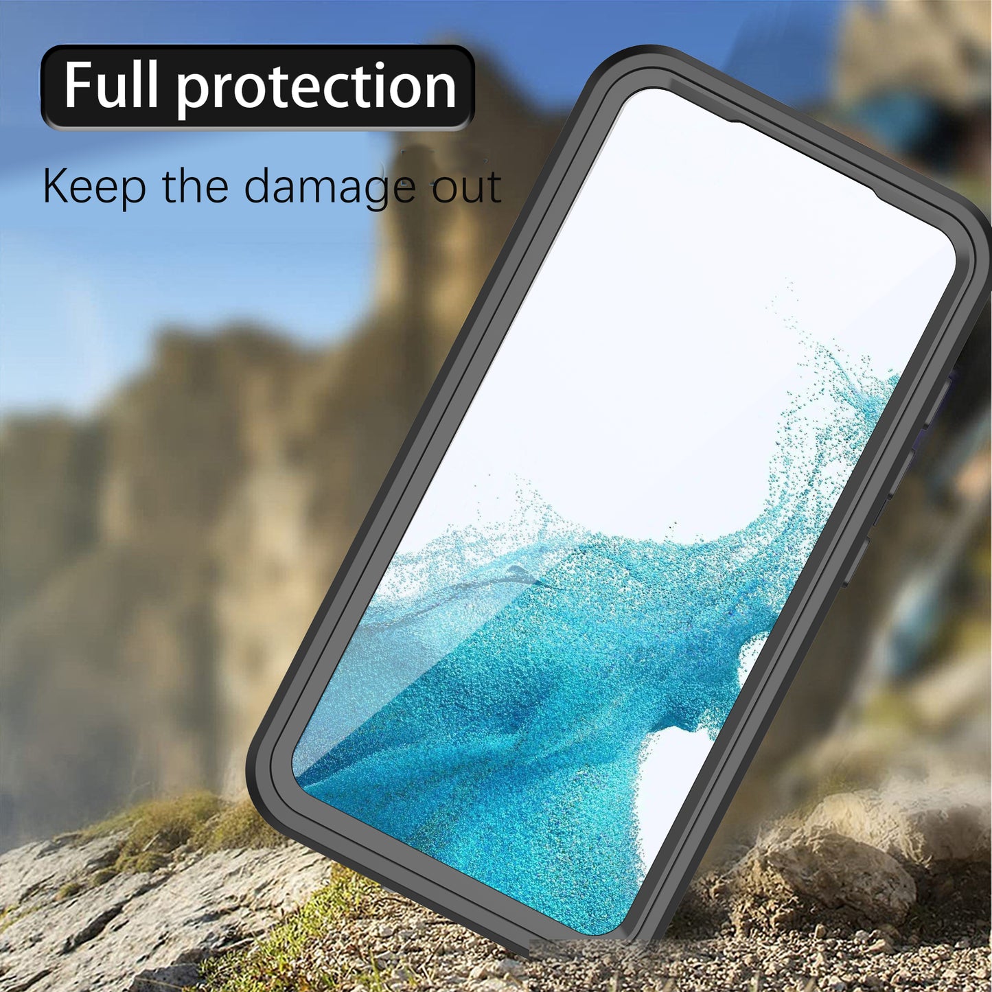 Samsung Galaxy S23 Case Waterproof Submerged Underwater 6.6ft Clear Full Body Protective