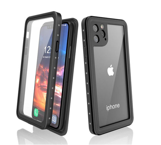 Apple iPhone 11 Pro Max Case Waterproof IP68 Clear Full Protection Built-in Screen Protector