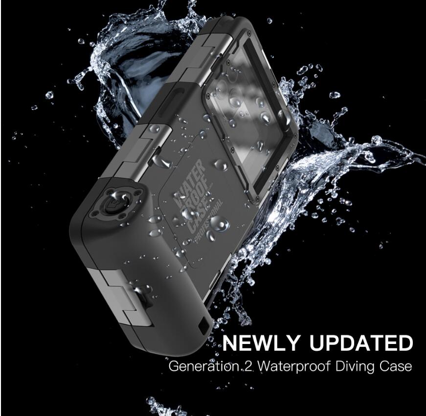 Apple iPhone Xs Max Case Waterproof Profession Diving Swimming Underwater 15 Maters V.2.0