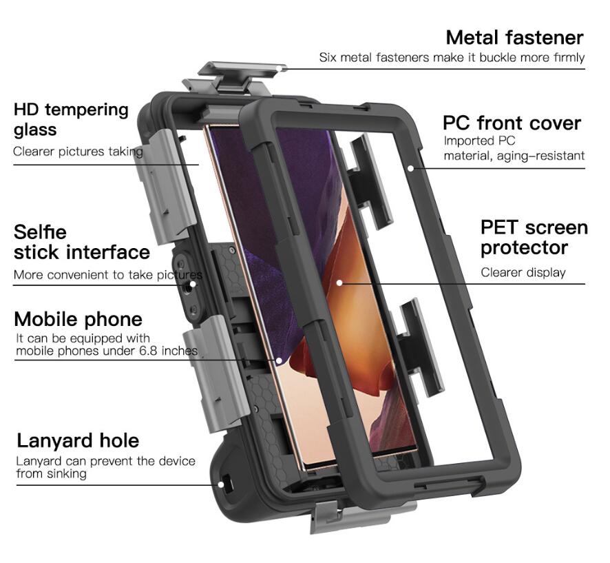 Apple iPhone 12 Pro Case Waterproof Profession Diving Swimming Underwater 15 Maters V.2.0