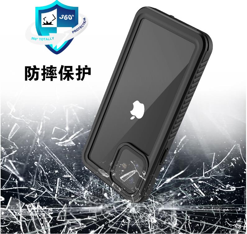 Apple iPhone 12 Case Waterproof 4 in 1 Clear IP68 Certification Full Protection