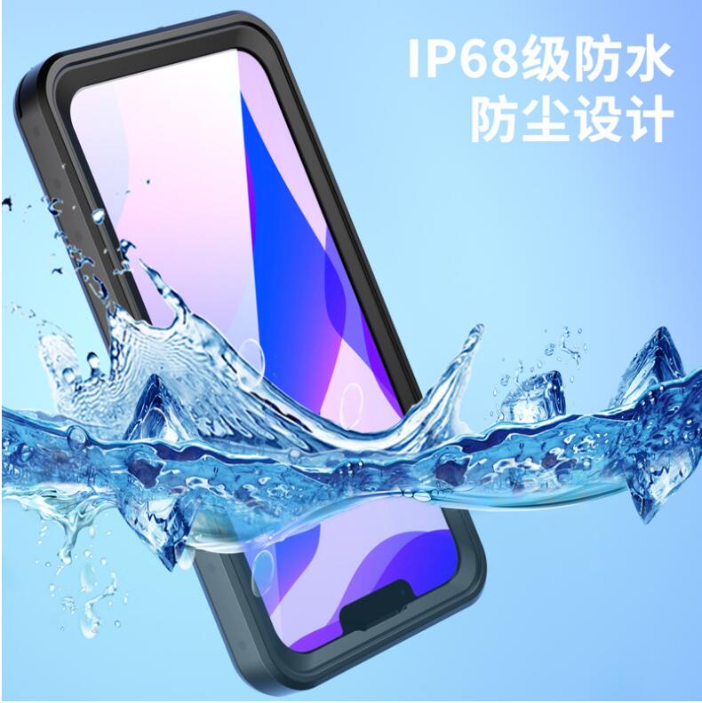 Apple iPhone 13 Case Waterproof IP68 Clear Full Protection Built-in Screen Protector