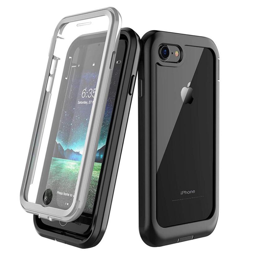 Apple iPhone 8 Case Rugged 6.6ft Multi-layer Defense Built-in Screen Protector