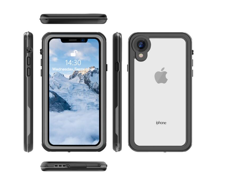 Apple iPhone XR Case Waterproof Multi-layer Defense Built-in Screen Protector