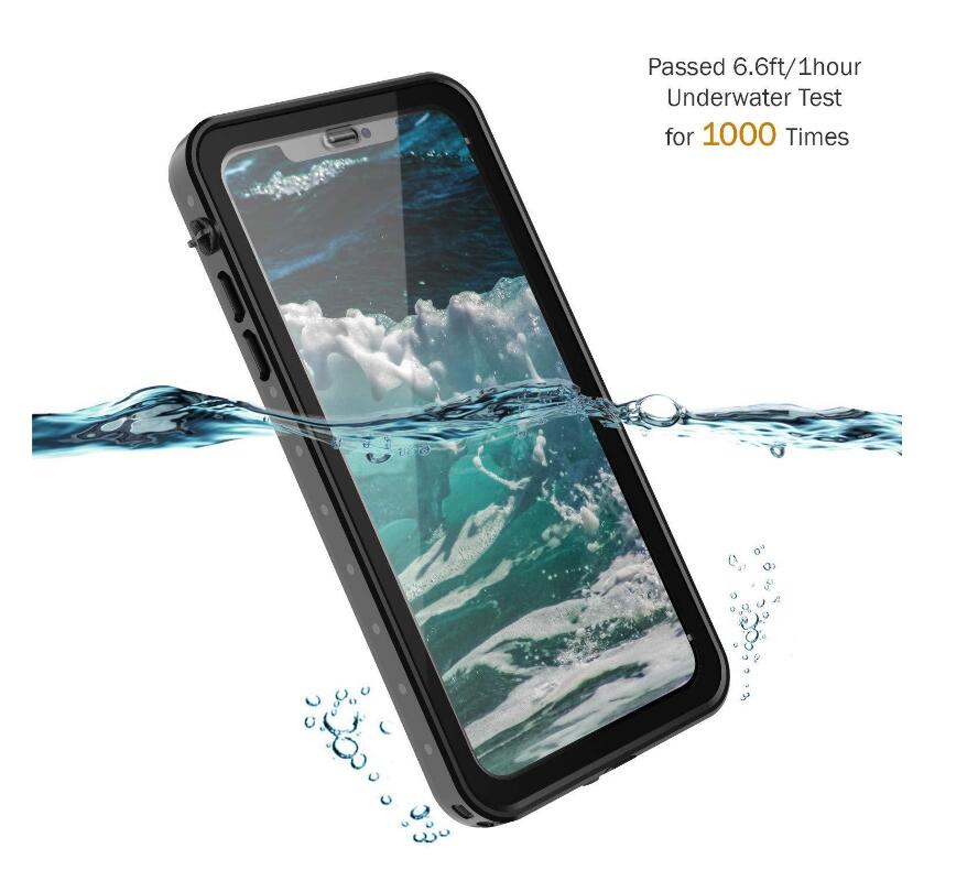 Apple iPhone X Xs Case Waterproof IP68 Clear Full Protection Built-in Screen Protector
