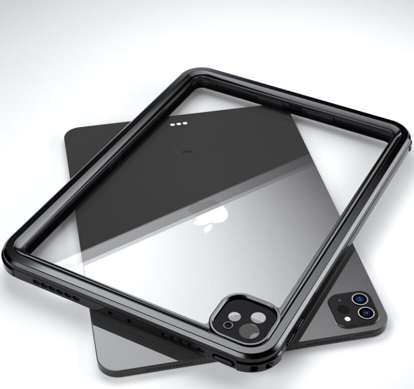 Apple iPad Pro 12.9 (2020) Case Waterproof IP68 Underwater 2M with Kickstand Shoulder Strap