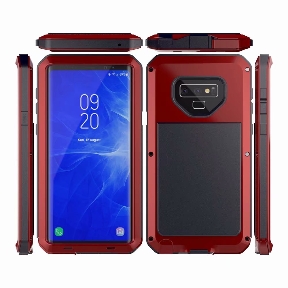 Samsung Galaxy Note9 Cover Armor 360 Full Heavy Duty Protection IP54 Waterproof Metal PC