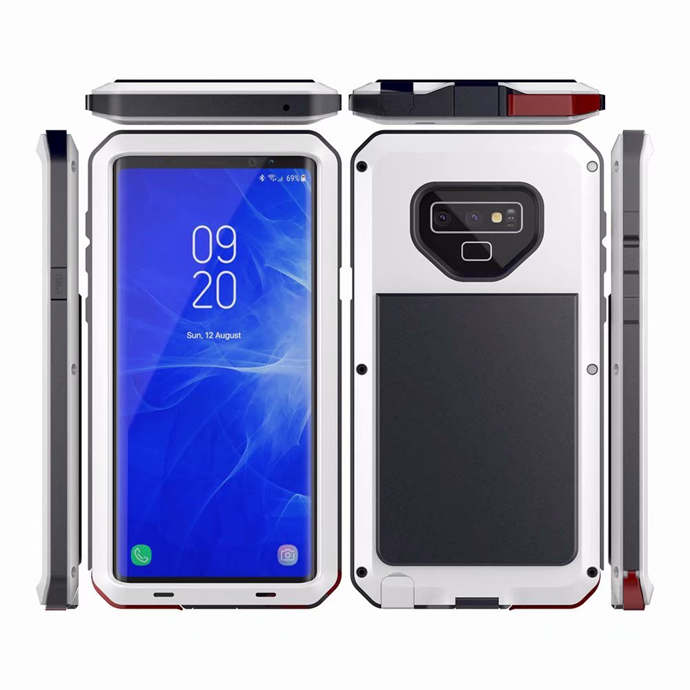 Samsung Galaxy Note9 Cover Armor 360 Full Heavy Duty Protection IP54 Waterproof Metal PC