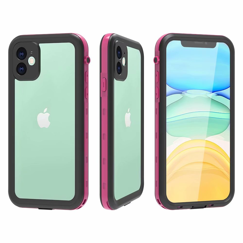 Apple iPhone 11 Case Waterproof Armor Burst Underwater 6.6ft Clear Back