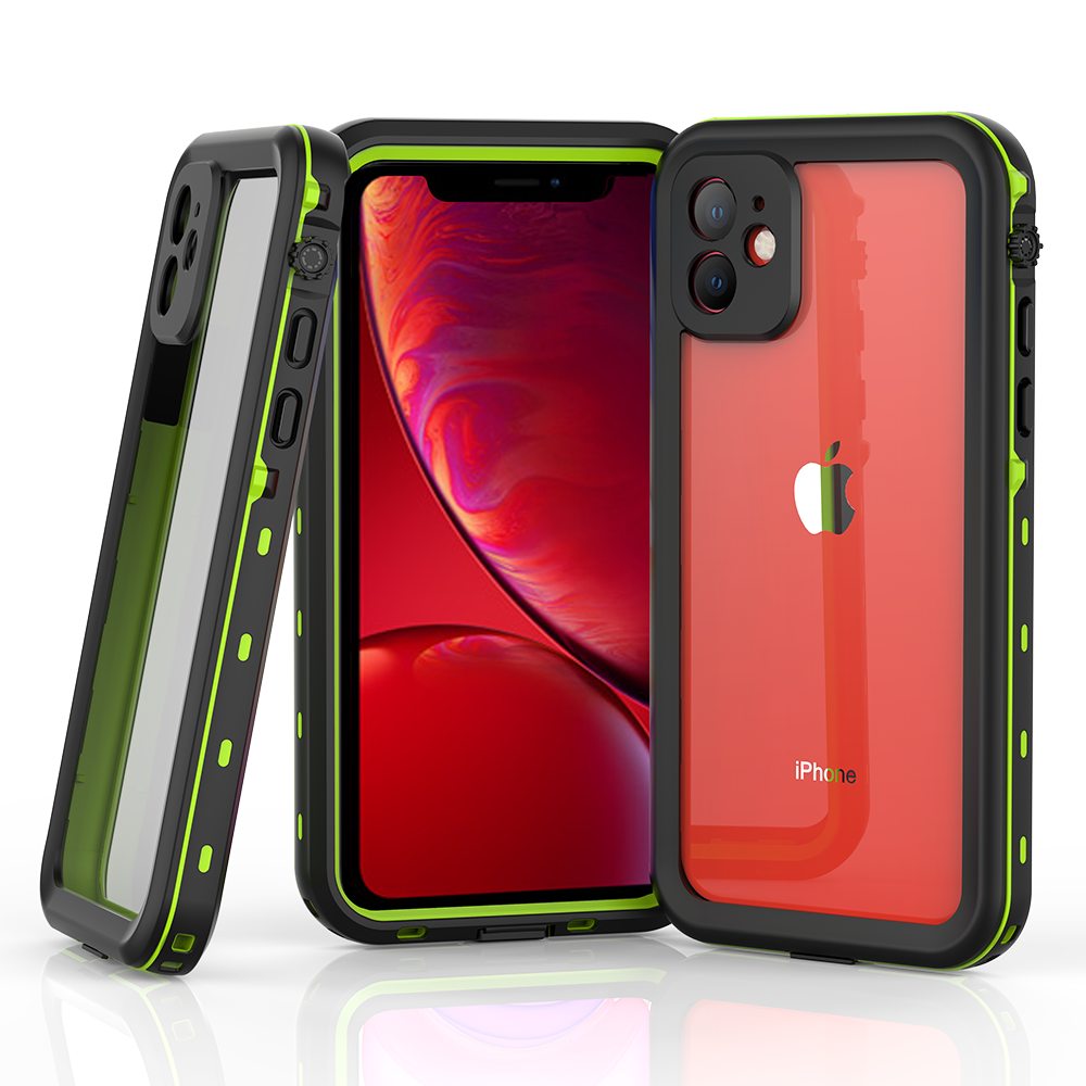 Apple iPhone 11 Pro Max Case Waterproof Submerged Underwater 6.6ft Clear Full Body Protective