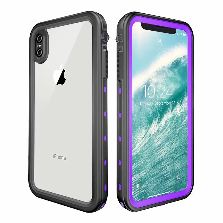 Apple iPhone Xs Max Case Waterproof Submerged Underwater 6.6ft Clear Full Body Protective