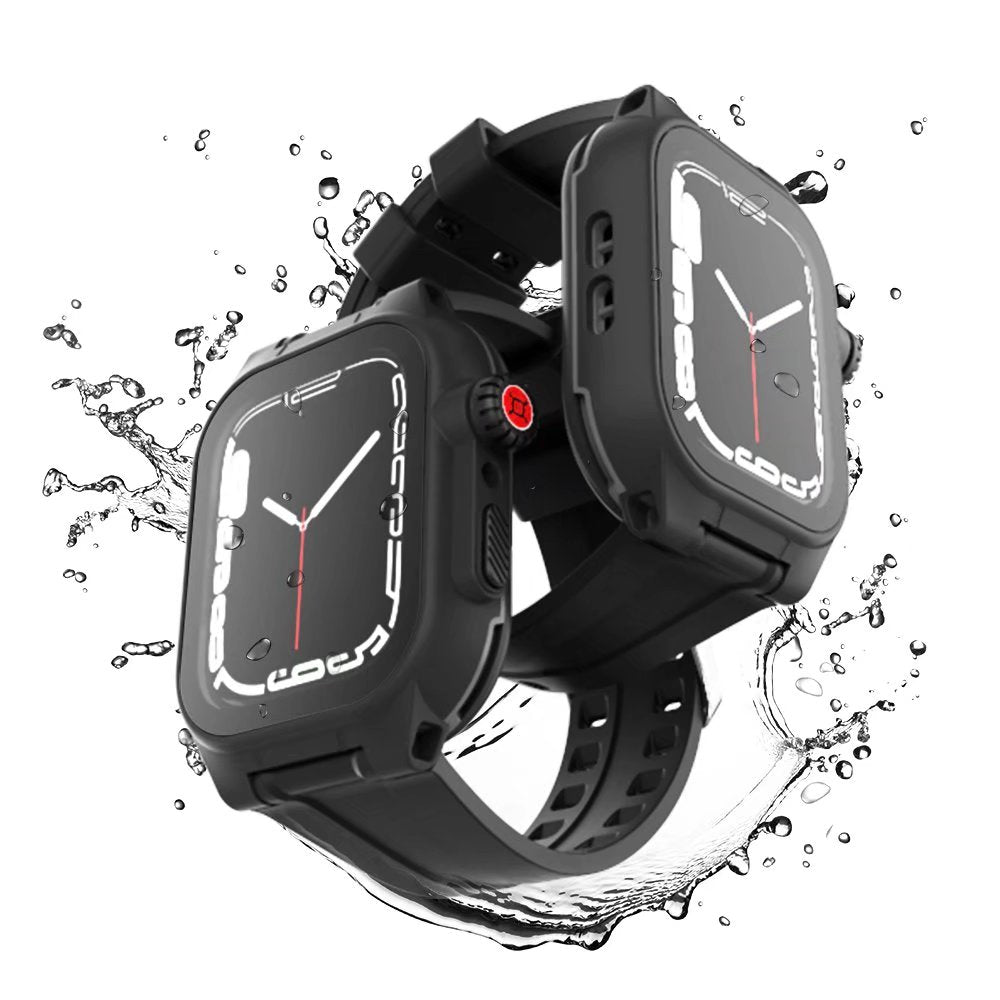 Apple Watch Series 8 Case Waterproof Strap Band IP68 Underwater 2 Meters Sport Business