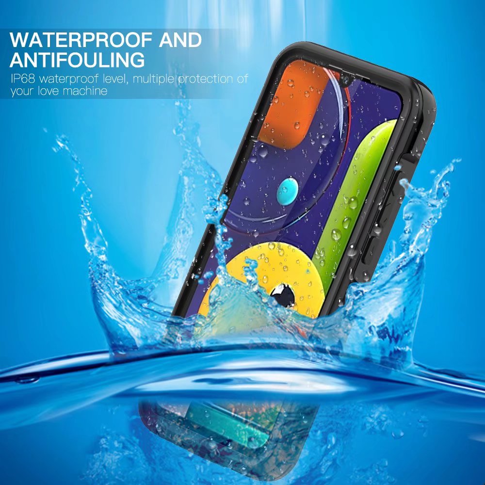 Samsung Galaxy A02s Case Waterproof 4 in 1 Clear IP68 Certification Full Protection