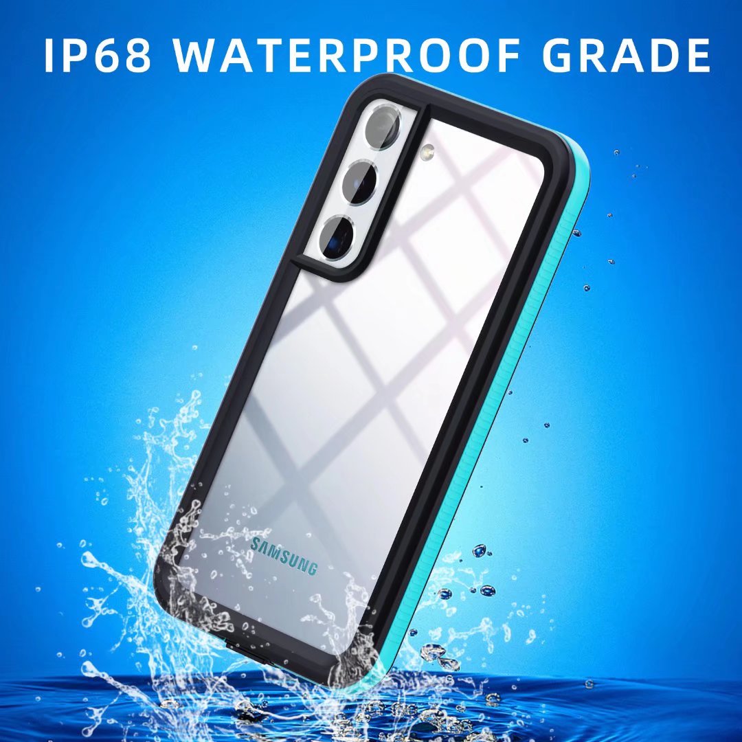 Samsung Galaxy S22 Case Waterproof Armor Burst Underwater 6.6ft Clear Back