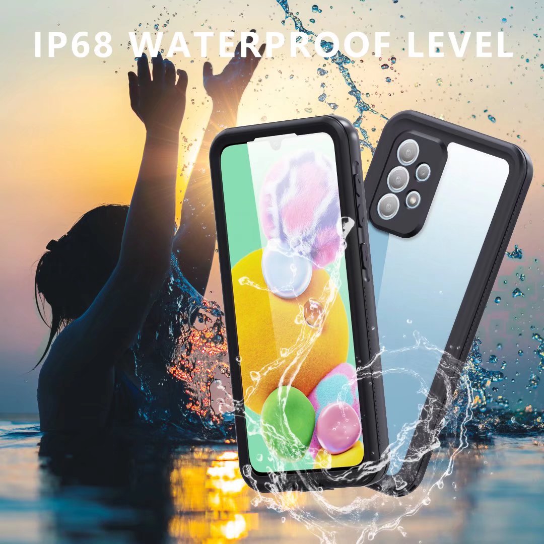 Samsung Galaxy A33 Case Waterproof 4 in 1 Clear IP68 Certification Full Protection