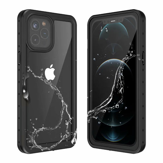 Apple iPhone 12 Pro Case Waterproof Submerged Underwater 6.6ft Clear Full Body Protective