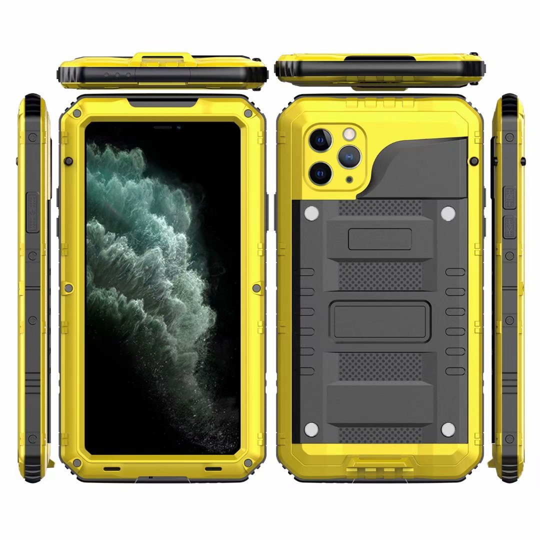 Apple iPhone 11 Pro Max Cover Waterproof Heavy Duty Full Protection Metal IP68 Certification